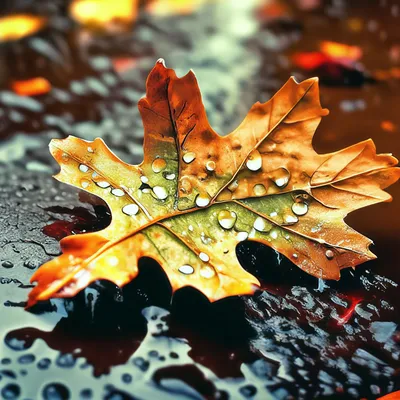 Осенний дождь | Пикабу