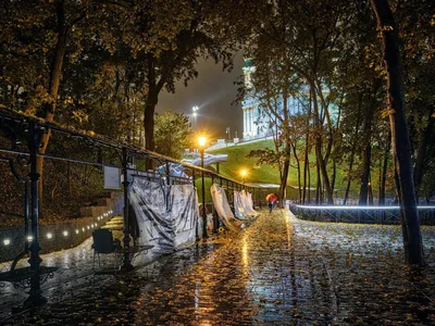 Осенний дождь. Фотограф Александр