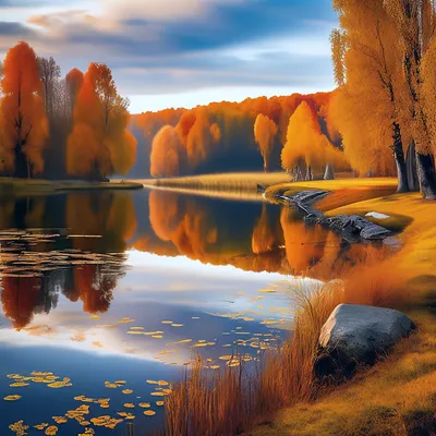 Купить картину Золотая осень в Москве от художника Жужгов Валерий