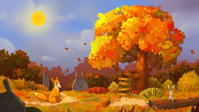 Милые девушки-животные: Привет осень Иллюстрация вектора - иллюстрации  насчитывающей счастливо, приветствие: 159560579