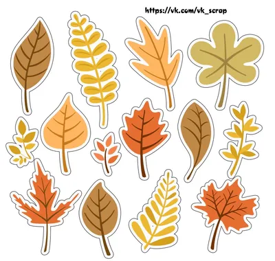 Осенние листья из цветной бумаги - 59 фото