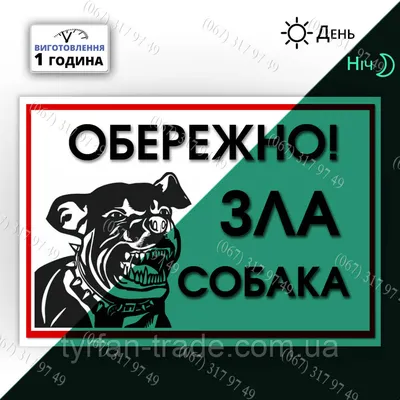 Наклейка \"Осторожно! Злая собака, а кот вообще.\" 30х20 см. — купить в  интернет-магазине по низкой цене на Яндекс Маркете