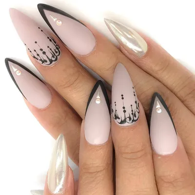 Белые острые ногти (ФОТО) - модный тренд для смелых модниц - trendymode.ru