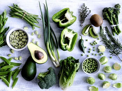 Польза зелёных овощей и фруктов - GetVegetable