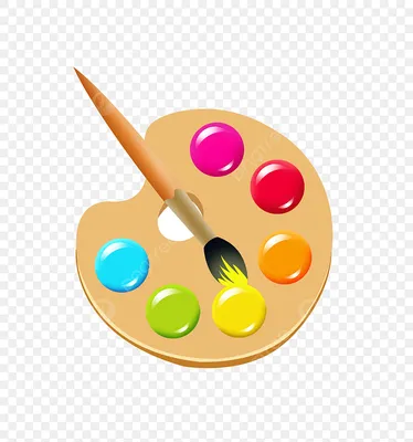 Hand Painted Palette Painting Brush PNG , краска палитра клипарт, Ручной  росписью, палитра PNG картинки и пнг PSD рисунок для бесплатной загрузки