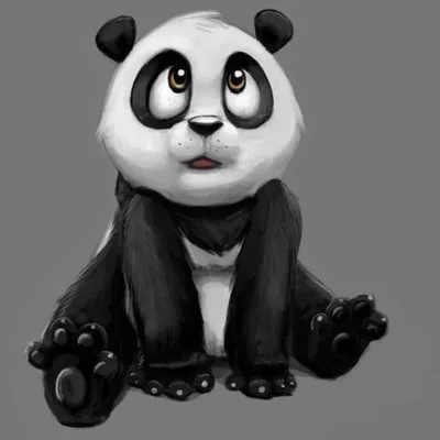 Злая панда арт - 57 фото