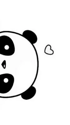 Рисунок тушью,пушистая панда в …» — создано в Шедевруме