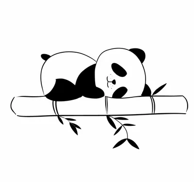 Рисунок панда милая (69 фото) » Рисунки для срисовки и не только