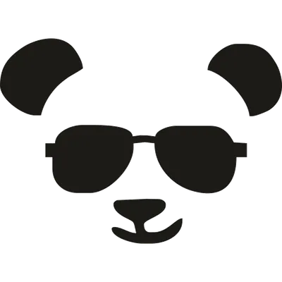 Panda Bear In Sunglasses. Vector Illustration Of Panda Bear. Фотография,  картинки, изображения и сток-фотография без роялти. Image 204516654