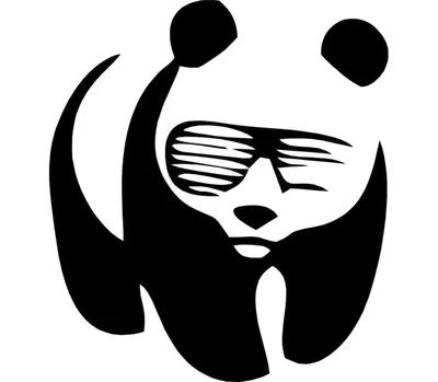 Panda Wearing Sunglasses And Holding Bamboo Leaves In Her Mouth. 3D  Illustration. Бесплатное Изображение и фотография 197220613.