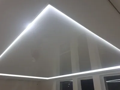 Парящий натяжной потолок с подсветкой с установкой ✓цены в Орле СтройАльянс