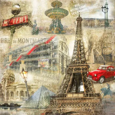 Подробная карта Парижа - основные достопримечательности города