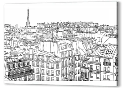 Векторный рисунок Париж 1 Векторное изображение ©Alinart 277939092