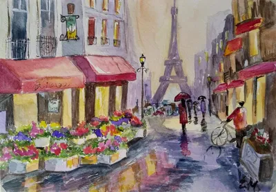 Париж, Карандашный Рисунок Фотография, картинки, изображения и  сток-фотография без роялти. Image 39277844