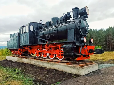 Паровоз на железной дороге Circum-Байкала Стоковое Изображение -  изображение насчитывающей иркутск, старо: 29532589