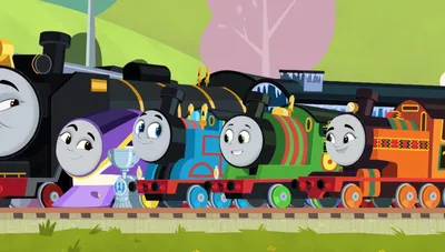 Мультик «Томас и его друзья. Гонка на кубок Содора» – детские мультфильмы  на канале Карусель