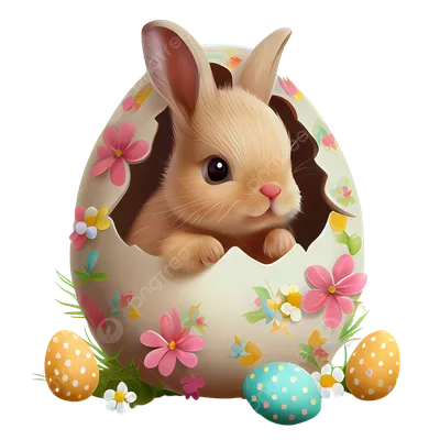 Пасхальный кролик Пасхальное яйцо Кролик, зайчик держит яйцо,  млекопитающее, ребенок, животные png | PNGWing