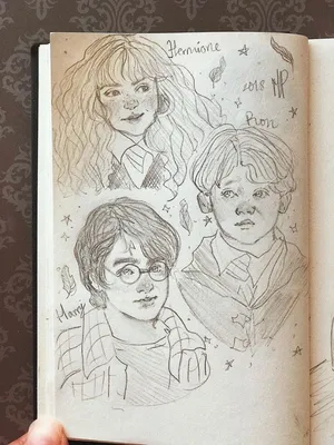 Рисунки на тему Гарри Поттер легкие - 97 фото