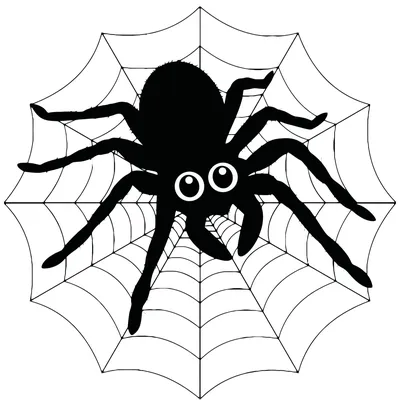 вектор рисования простой линией. паук. черно-белый силуэт рисунка паука.  символ хэллоуина Иллюстрация штока - иллюстрации насчитывающей плоско,  ангстрома: 226247852