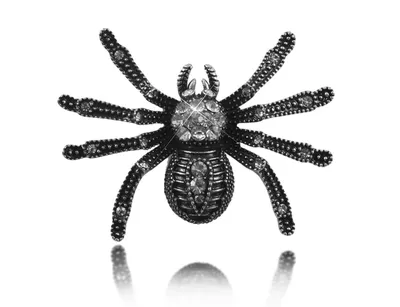 Паутина с пауками на Хеллоуин на блистере черно жёлтые большие пауки -  купить по доступным ценам в интернет-магазине OZON (1247159841)