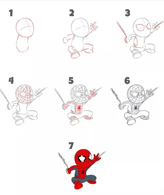 Как нарисовать паука поэтапно карандашом: ТОП лучших уроков и  мастер-классов для начинающих от художника