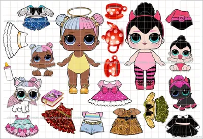 Печать вафельной (рисовой) или сахарной картинки куклы ЛОЛ / dolls LOL на  торт, капкейки, пряники (ID#917034485), цена: 45 ₴, купить на Prom.ua