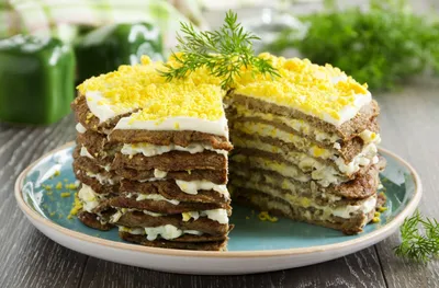 Печеночный торт - Рецепты от ОАО Борисовского мясокомбината