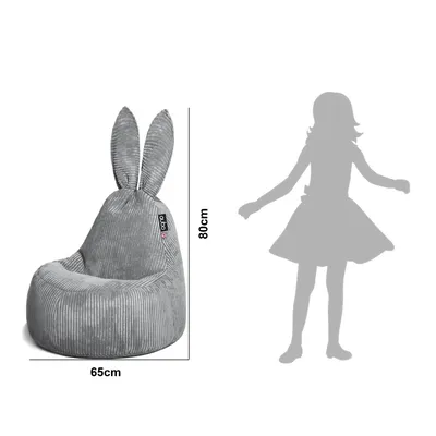 Кресло-мешок Baby Rabbit Crocus Fluffy Fit, синий, 120 л - 1a.ee