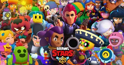 Сахарная картинка Герои Brawl Stars — купить в интернет-магазине  CakeShop.com.ua