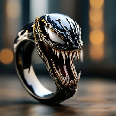 Купить золотой перстень-печатка в комбинированном цвете с черной эмалью  000137021 ✴️в Zlato.ua