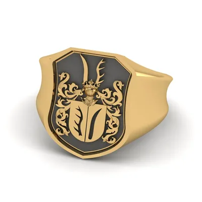 Женский золотой перстень Ringo ZK-10021-Y c бриллиантами, изумрудом —  купить в AllTime.ru — фото