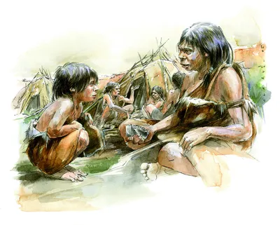 Как первобытные люди добывали и сохраняли еду