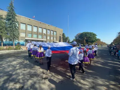 пгт Веселое Запорожской области отмечает День российского флага - Лента  новостей Запорожья