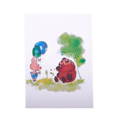 Купить Букет из шаров \"Винни Пух и Пятачок поздравляют\" в Москве в  интернет-магазине воздушных шаров, цены