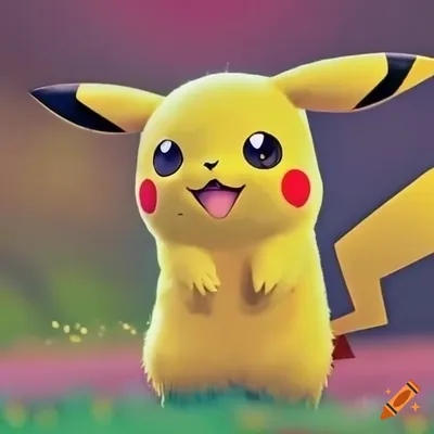 Pikachu is a popular pokémon known for its distinctive and adorable  appearance. here's a detailed description of pikachu's features: body  shape: pikachu has a compact and round body with a relatively large