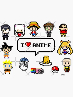 Hello Mabuhay! It's time for your dose of retro anime pixel art🖤🧡🖤 Hope  you guys enjoy this one! I made it with so much luv😭🫶 Which stic… |  Instagram