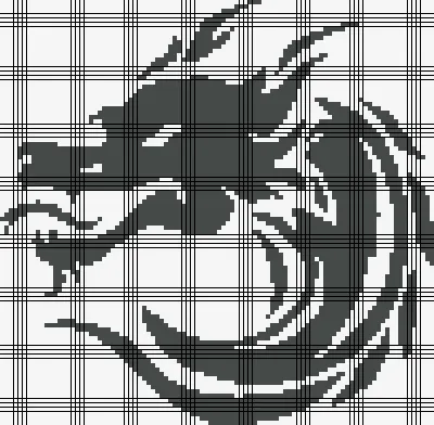 Пиксельный рисунок по клеточкам черно белый - 47 фото