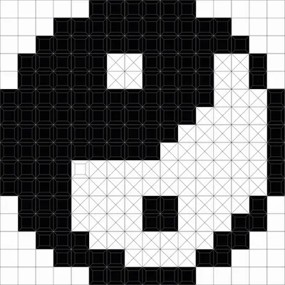 Пиксель арт круг - 35 фото