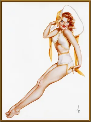 Retro Pin-Up Girl - AutoMobilia Resource