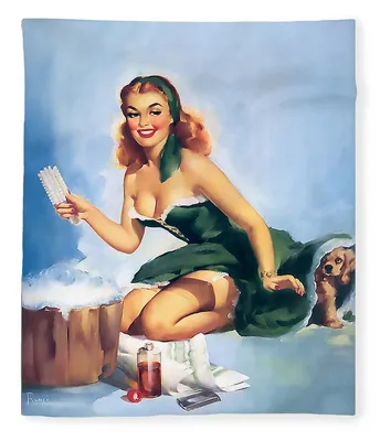 Pin Up Beauty with a Tattoo Stock Illustration - Illustration of banner,  style: 111371057