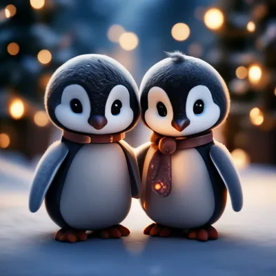 ᐉ Декоративное панно из дерева Woodyard Милые Пингвины 95x235 см Черный  матовый (0230sBlack37)