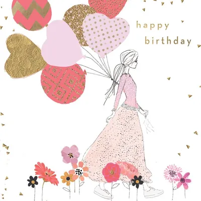 PapayaArt Мини открытки набор с пожеланиями для девушки день рождения