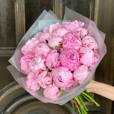Купить Букет из пионов с доставкой в Омске - магазин цветов Трава