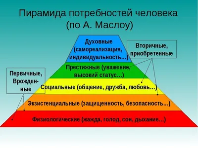 пирамида маслоу с трехмерной иерархией семи уровней основных потребностей  человека в целях развития Иллюстрация вектора - иллюстрации насчитывающей  слой, иллюстрация: 250803377