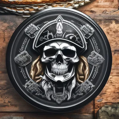 Пиратская черная метка картинка