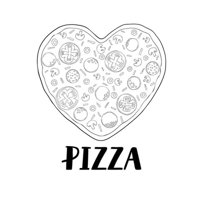 простой мультфильм иллюстрации пиццы вектор PNG , пицца, вектор пиццы,  значок пиццы PNG картинки и пнг рисунок для бесплатной загрузки