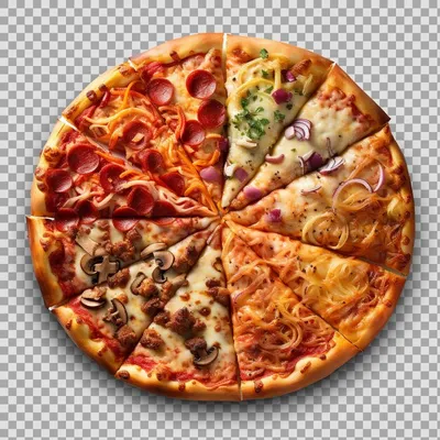 Изображение пиццы в форме сердца и слова в формате png. | Премиум PSD Файл