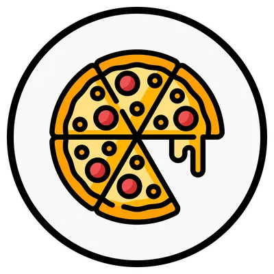 Png пицца фастфуд изображение прозрачный фон | Премиум PSD Файл