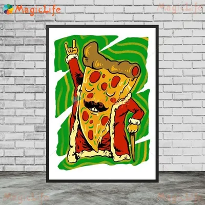 Прикольные рисунки пиццы - 61 фото