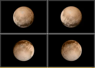 Как выглядит Плутон по сравнению с земными континентами | MAXIM